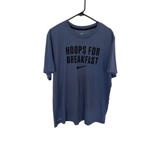Nike Dri-FIT Men's XL T-Shirt Hoops for Breakfast Athletic Cut Tee